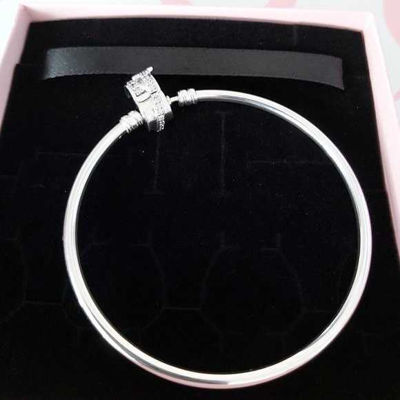 Pandora Moments Limited Edition Sterling Shooting Star Charm Bangle 592733C01-21 - Picture 5 of 9